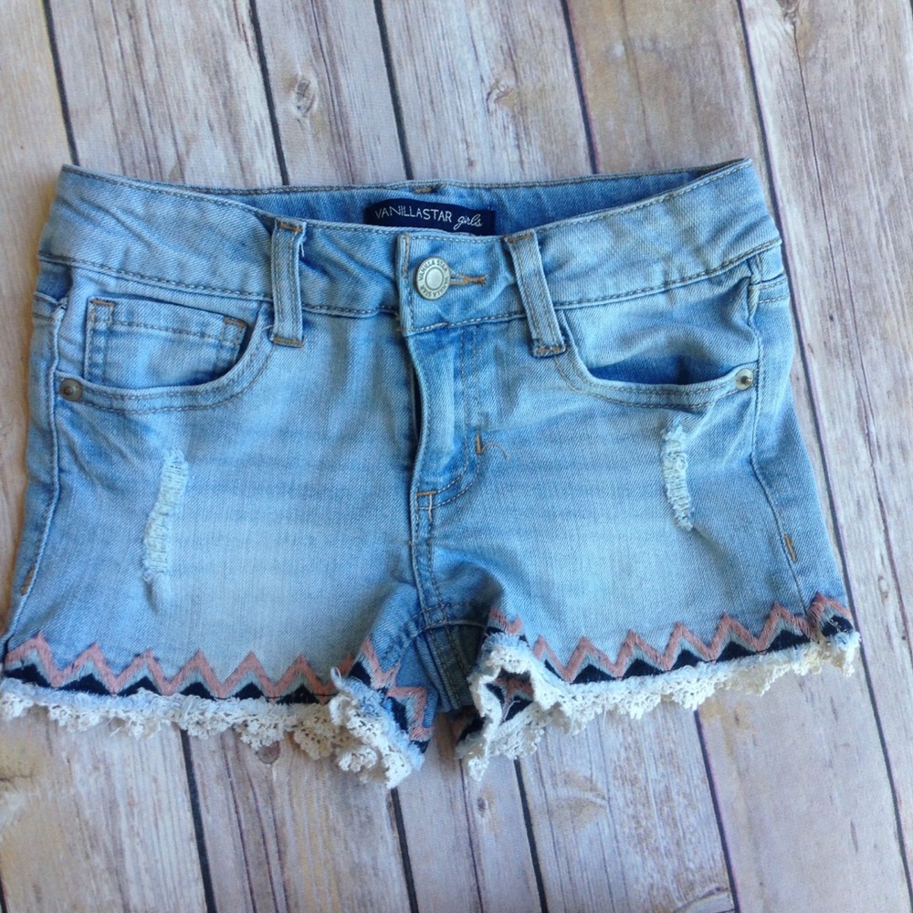 Vanilla star jean shorts